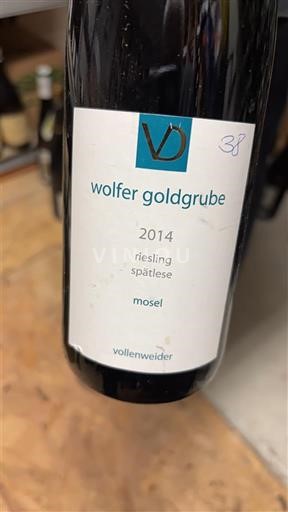 Mosela Mosel Vollenweider Wolfer Goldgrube 2014