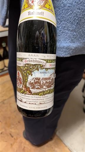 Mosela Mosel Von Schubert Maximin Grünhaus Grünhäuser Riesling Kabinett 2005