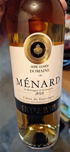Viner Blanc moelleux Cuvée d'Or Domaine Ménard 2018 Frankrike Sydväst Côtes de Gascogne IGP