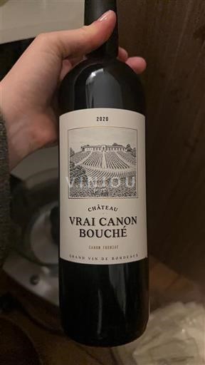 Bordeaux Canon-Fronsac Château Vrai Canon Bouché 2020