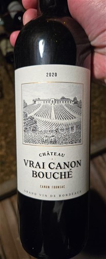 Bordéus Canon-Fronsac Château Vrai Canon Bouché 2020