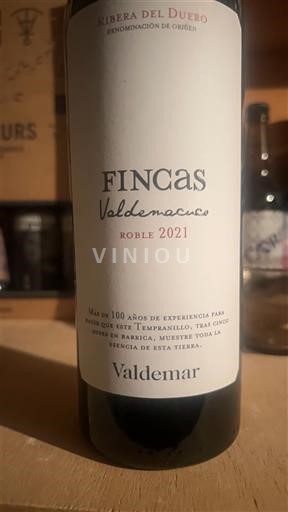 Castile and León Ribera del Duero Valdemar Fincas Valdemacuco Roble 2021