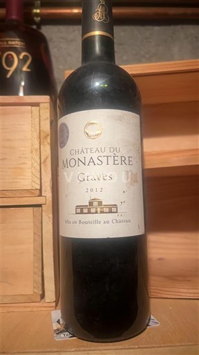 Bordeaux Graves Château Monastère 2012