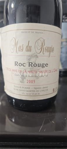 Languedoc Ikke specificeret Mas du Rouyre Roc Rouge 2005