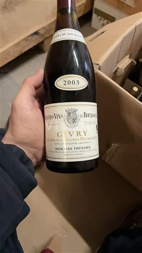 Bourgondië Givry Premier Cru Domaine Thénard Cellier aux Moines Premier Cru 2003
