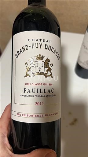Bordeaux Pauillac Château Grand-Puy Ducasse 2011