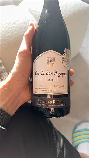 Rhône Valley Côtes-du-Rhône Cuvée des Agapes 2019