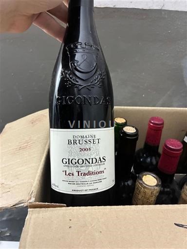 Rhônen laakso Gigondas Domaine Brusset Les Traditions 2005