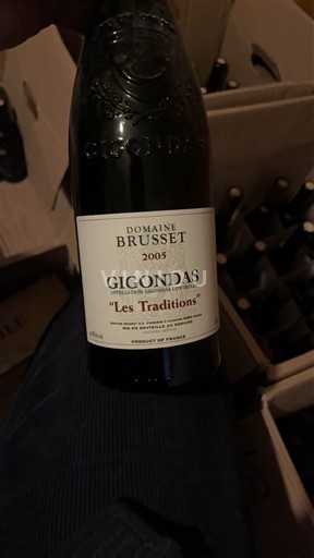 Rona dolina Gigondas Domaine Brusset Les Traditions 2005