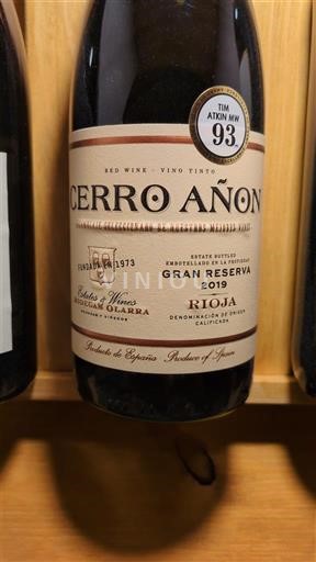 La Rioja Rioja Cerro Añon Gran Reserva 2019