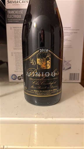 Beaujolais Paul Durdilly & Fils Clos Constantin 2018