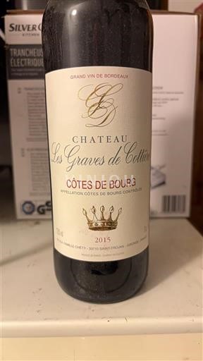 Bordeaux Côtes-de-bourg Château Les Graves de Collin 2015