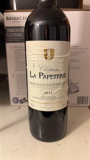 Bordeaux Montagne-Saint-Émilion Château La Papeterie 2021