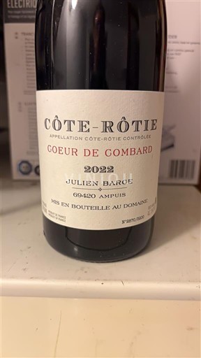 Thung lũng Rhône Côte-rôtie Julien Barge Cœur de Combard 2022