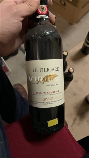 Wijnen Rouge sec Le Filigare 2002 Italië Toscane Chianti Classico DOCG