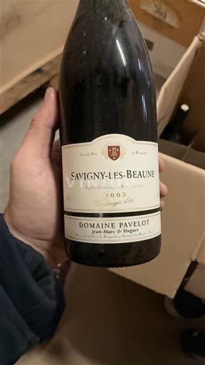 Bourgondië Savigny-lès-Beaune Domaine Pavelot 2003