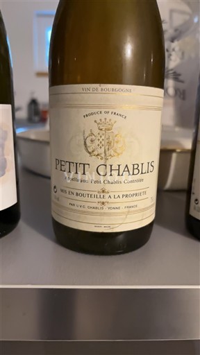 Víno Blanc sec E.V.C. Chablis 2007 Francie Burgundsko Petit-chablis AOC