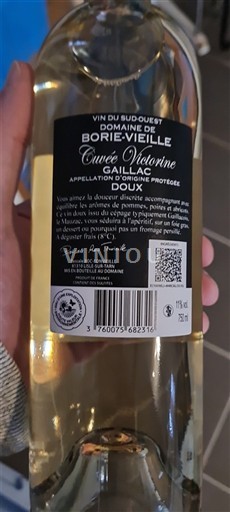 Jugozahod Gaillac Domaine Borie-Vieille Victorine 2025