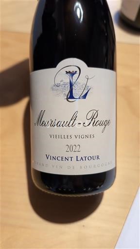 Bourgogne Meursault Vincent Latour Vieilles Vignes 2022