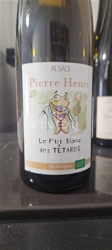 Alsace Pierre Henri Le P'tit Blanc des Têtards 2014