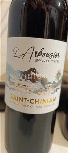 Вина Rouge sec Terroir de Schistes L'Arbousier 2022 Франція Лангедок Сен-Шиньян AOC