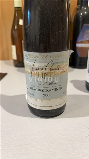 Alsace Vendanges Tardives Jean Claude Buecher 2000
