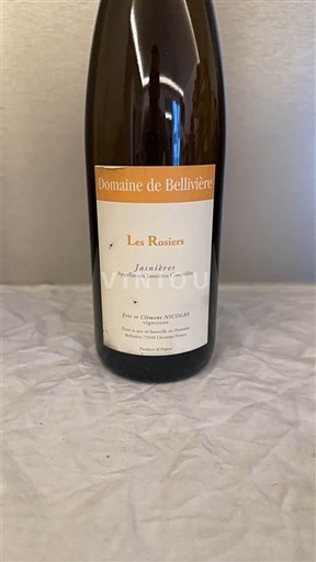 Vinhos Blanc sec Les Rosiers Domaine Bellivière 2021 França Vale do Loire Jasnières AOC