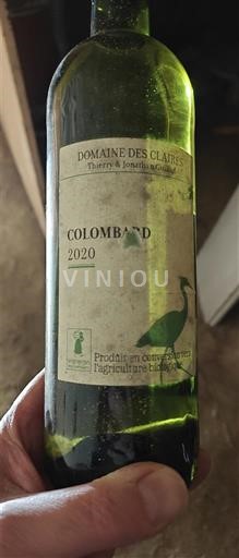 Aquitaine e Charentes Charentais Domaine S Claires Colombard 2020