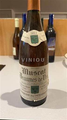 Vinhos Blanc moelleux Domaine S Bernardins 2011 França Vale do Ródano Muscat de Beaumes-de-Venise AOC