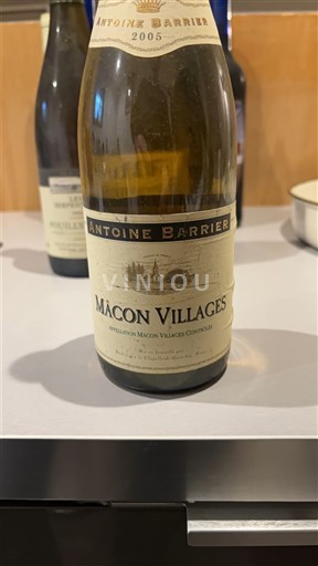 Burgundi Mâcon ja Mâcon-kylät Antoine Barrier 2005