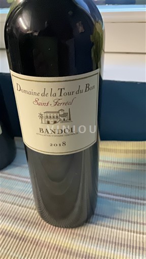 Provence Bandol Domaine La Tour du Bon Saint Ferréol 2018