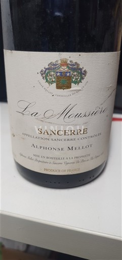 Loire Valley Sancerre Alphonse Mellot La Moussière 2002