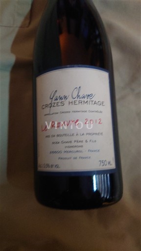Rhône-dalen Crozes-Hermitage Yann Chave Le Rouvre 2012