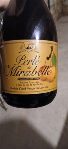 Vinos Espumosos Rouge demi-sec Perlé de Mirabelle Void-Vacon Non millésimé Francia Lorena Vin de France