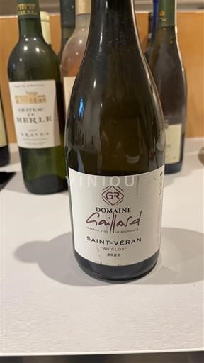 Borgonha Saint-Véran Domaine Gaillard Au Clos 2022
