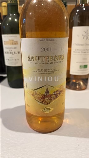 Bordeaux Sauternes Grand Vin de Sauternes 2001