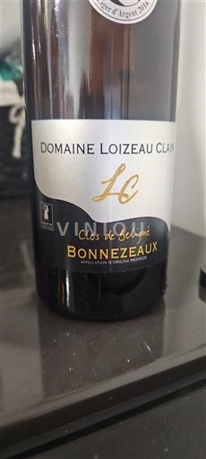 Loire-dalen Bonnezeaux Domaine Loizeau Clair Clos de Béligné 2015