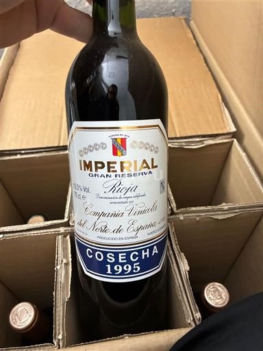 La Rioja Rioja Compañía Vinícola del Norte de España Imperial Gran Reserva 1995
