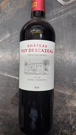 Bordeaux Côtes-de-bourg Château Puy Descazeau Cardinal 2020