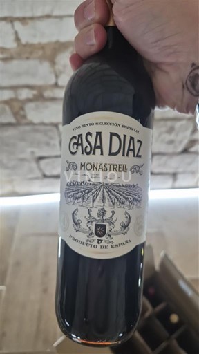 Мурсія Хумілья Casa Diaz Monastrell 2023