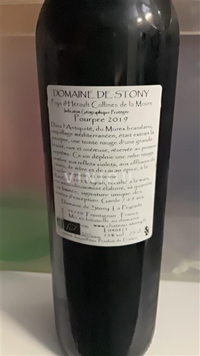 Languedoc Ikke specificeret Domaine Stony Pourpre 2019