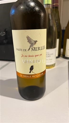Jihozápad Côtes de Gascogne Le Merle Moqueur Faute de Merles 2023