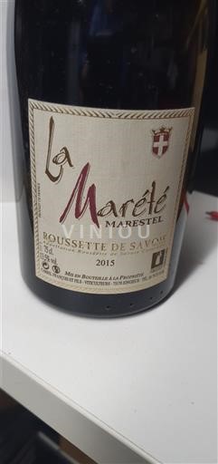 Saboya y Bugey Roussette de Saboya La Maréte Marestel 2015