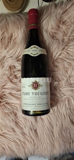 Burgundy Clos de Vougeot Grand Cru Remoissenet Père & Fils 1953