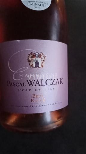 Champagne Champagner Pascal Walczak Père et Fils Brut Rosé Ohne Jahrgang