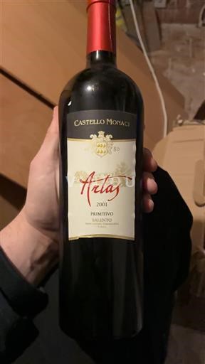 Puglia Salento Castello Monaci Artas 2001