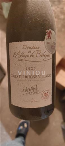 Valle del Rodano Côtes-du-rhône-villages Domaine L'Abbaye de Prébayon 2020
