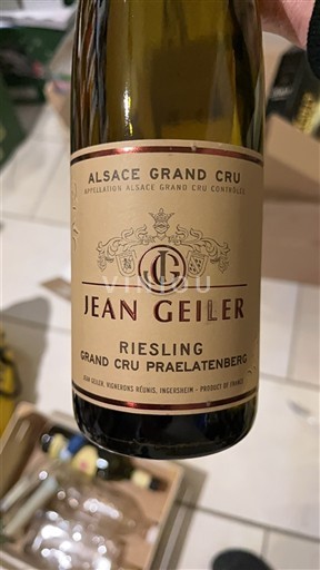 Alsasko Alsasko Grand Cru Grand Cru Jean Geiler Grand Cru Praelatenberg 2023