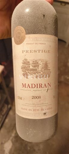 Lounais-Ranska Madiran Prestige 2008