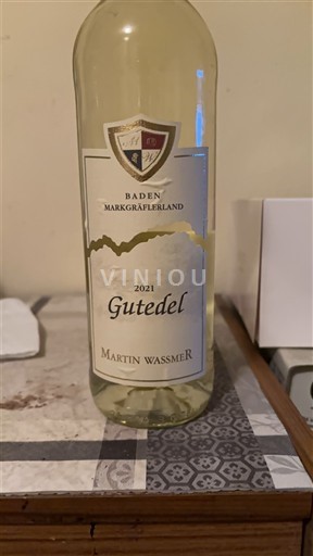 Baden Not Specified Martin Wassmer Gutedel 2021